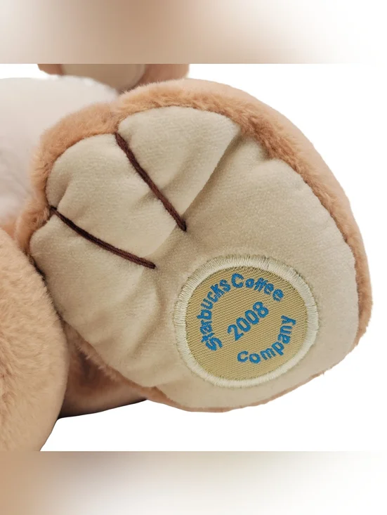 Starbucks 75th Edition Spring Easter Bunny Bearista Bear Plush 2008 - Picture 8 of 10